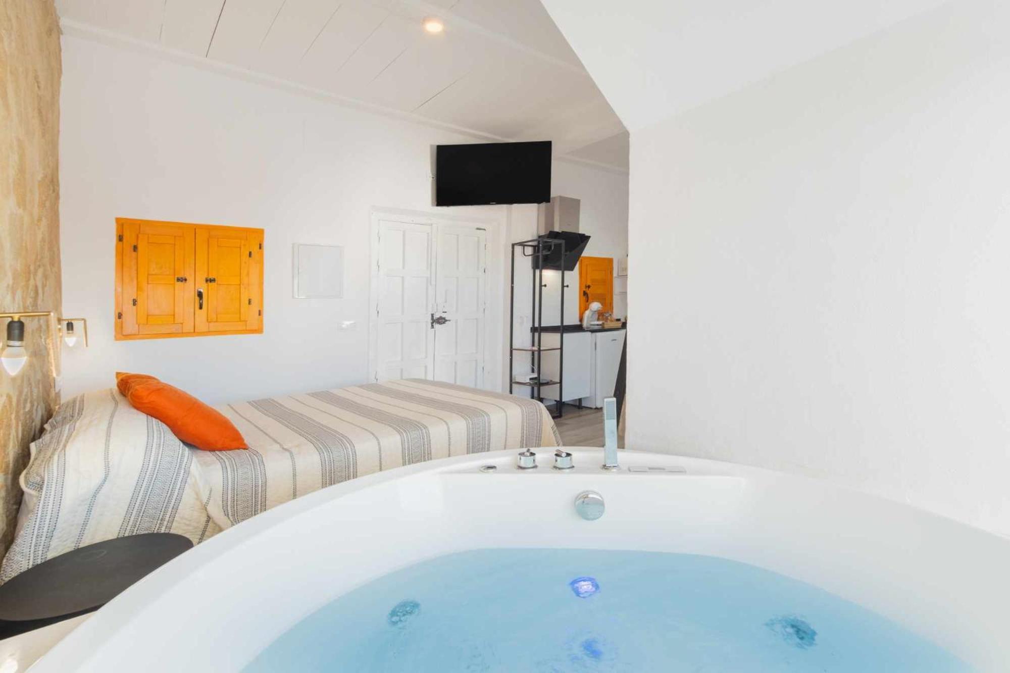 Jacuzzi Amanecer De Plata Decoracion Romantica Chiclana de la Frontera Exterior photo