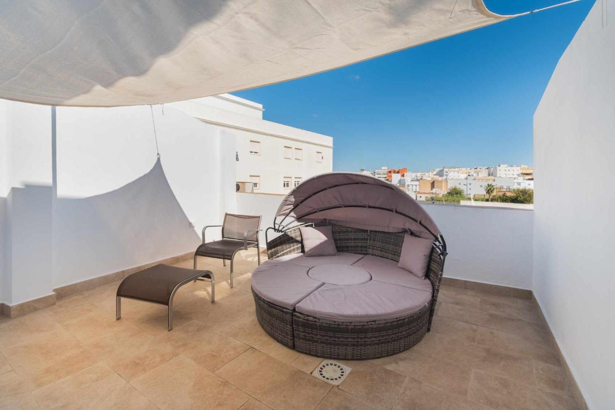 Jacuzzi Amanecer De Plata Decoracion Romantica Chiclana de la Frontera Exterior photo